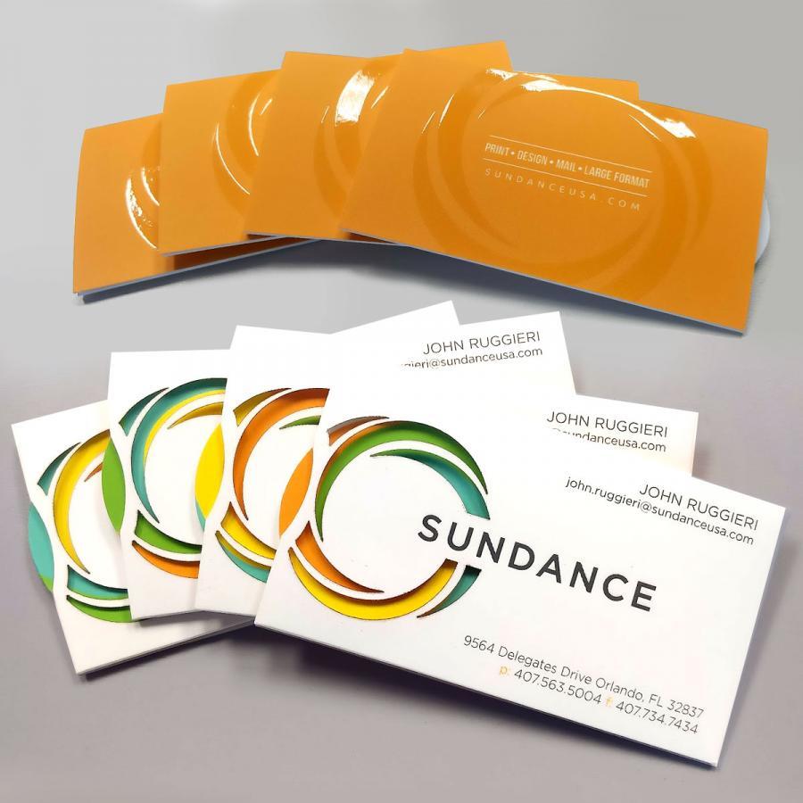 SunDance Spinning Business Cards