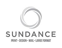 Greyscale Vertical SunDance Logo Orlando Florida