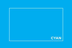 Cyan in CMYK