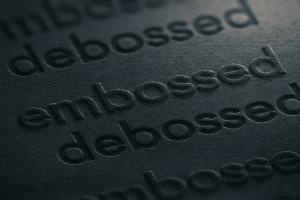 Deboss