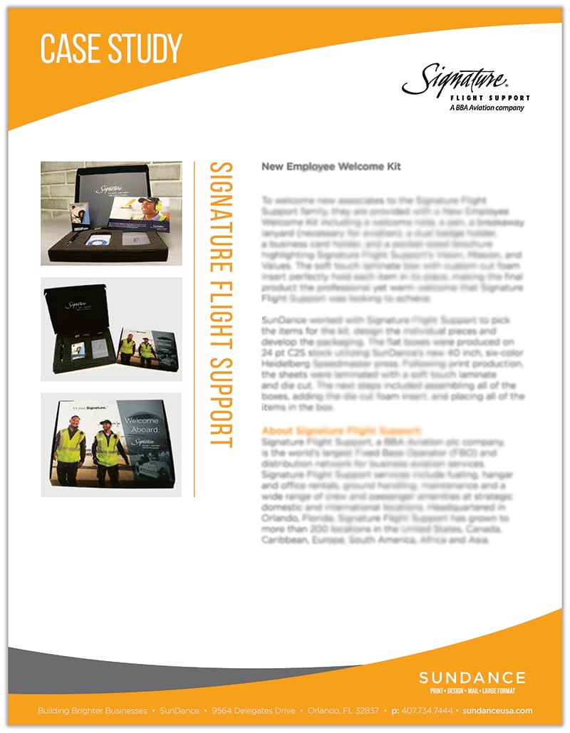 Case Study – Signature Flight